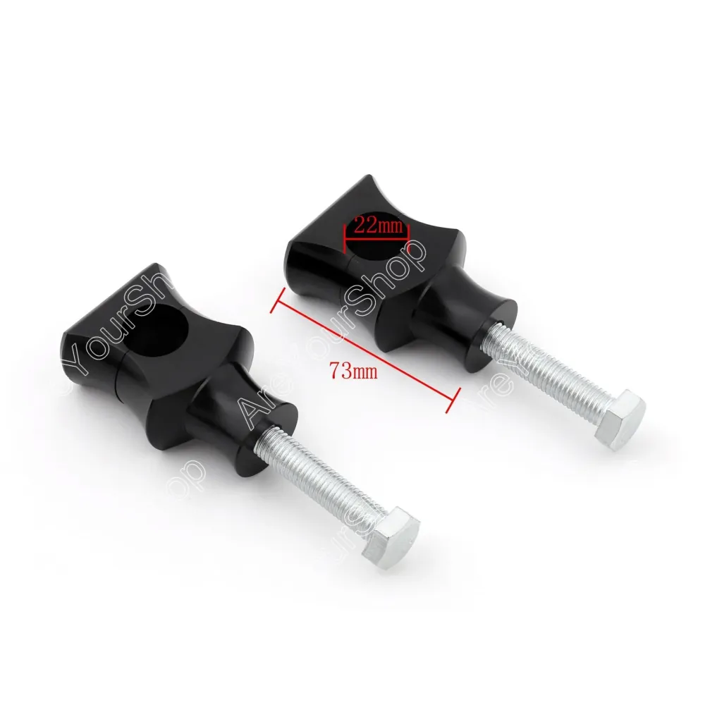 Universal 7/8 22mm bar clamp stigerør taper styresykkel ATV Quad Generic