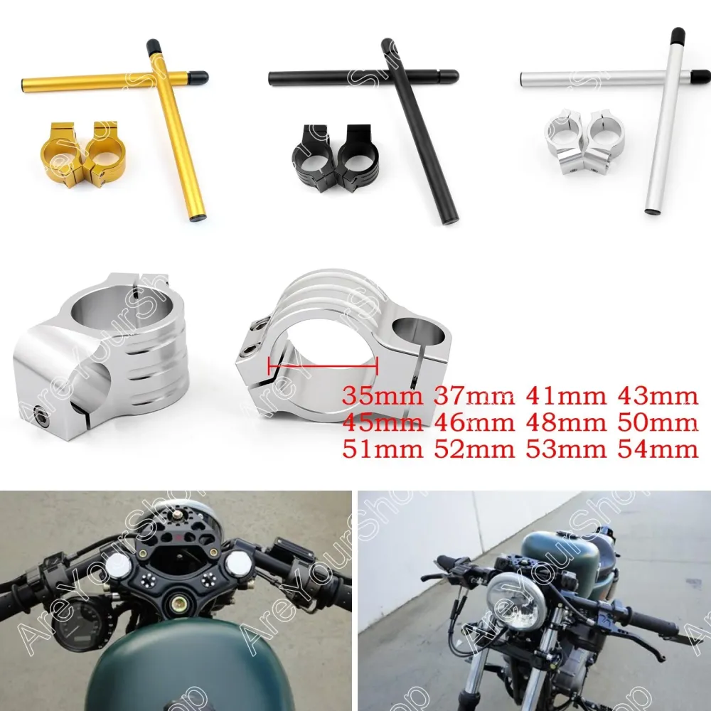 Universal Motoycycle Clip-on styret 35 37 41 43 45 46 48 50 51 52 53 54 mm Generisk