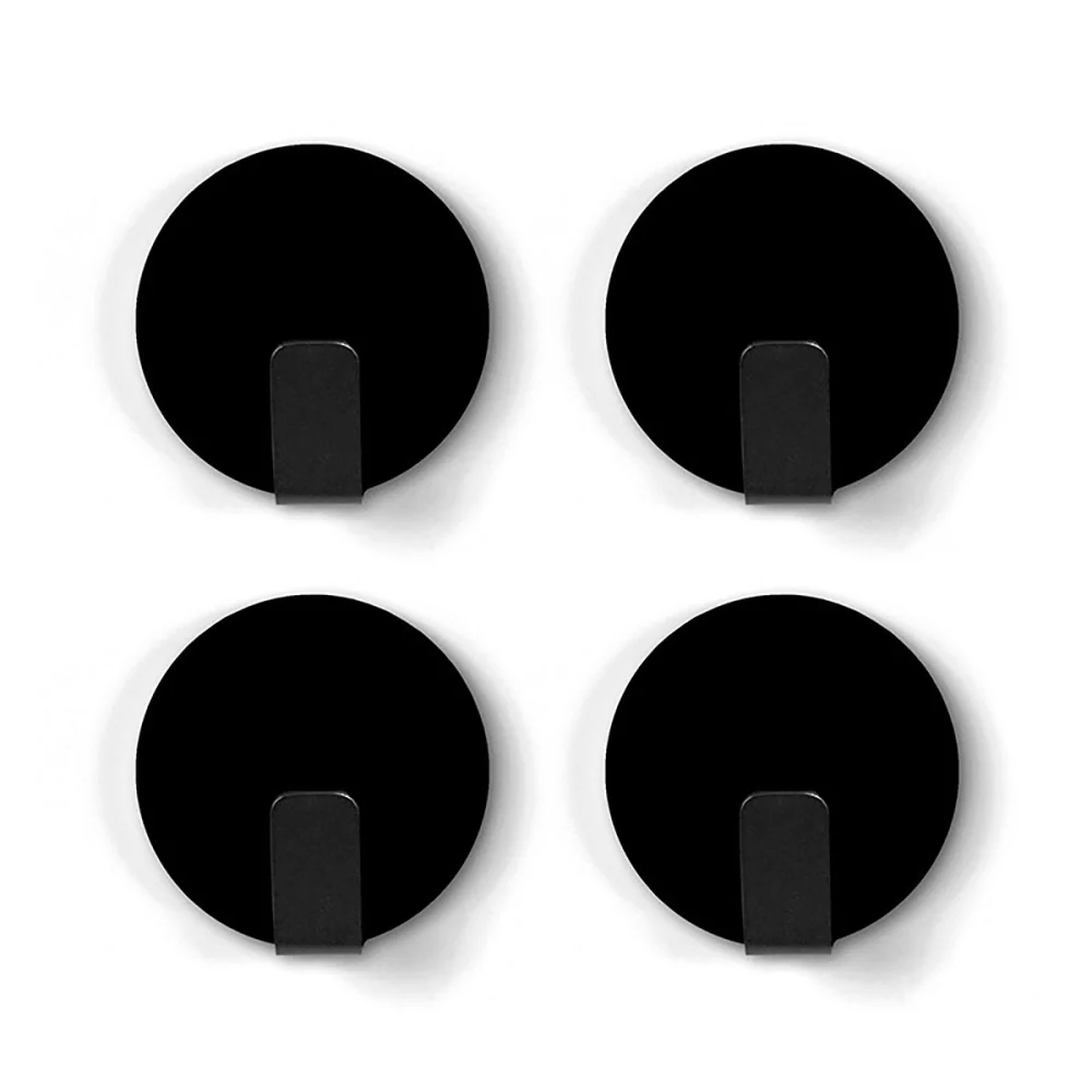 Krokmagneter svarte, 4-pakk - kjøleskapsmagneter