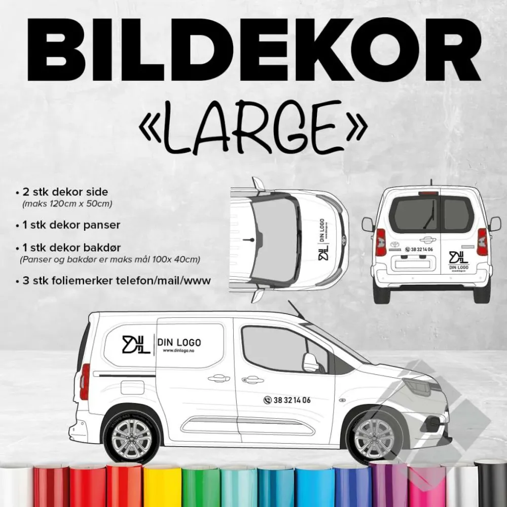 Bildekor "Large" edition.