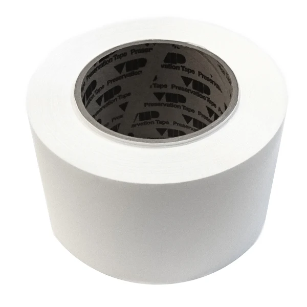 Krympeplasttape hvit, 10cm x 33m