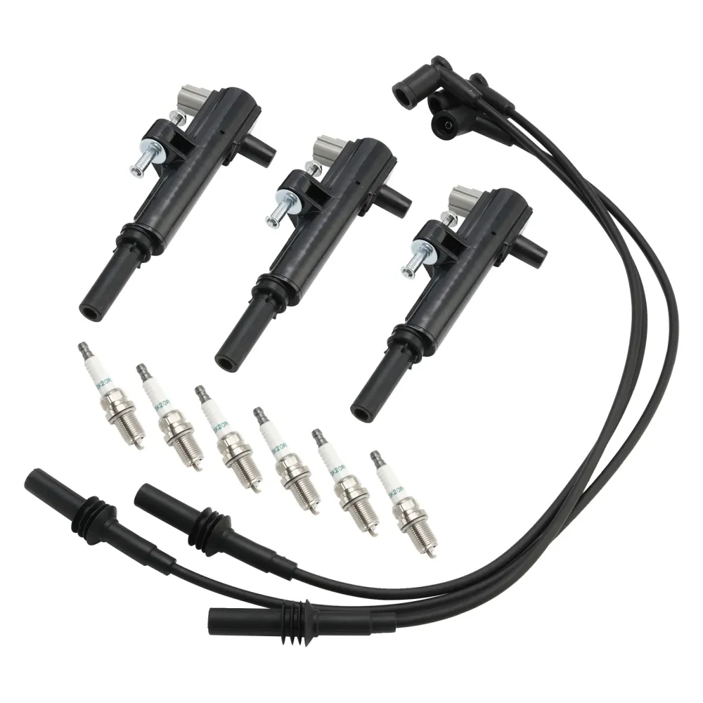 2009-2010 Dodge Nitro V6 3,7L 3x tenningsspole+6x tennplugg+3x ledning UF640