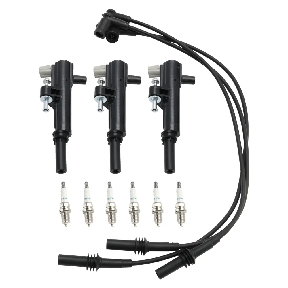 2009-2010 Dodge RAM 1500 V6 3,7L 3x tenningsspole+6x tennplugg+3x ledning UF640