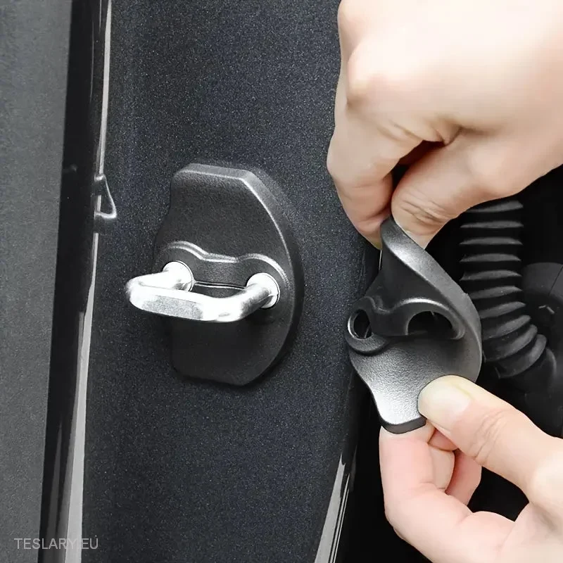 Tesla Model 3 Lock Protective Covers Doors