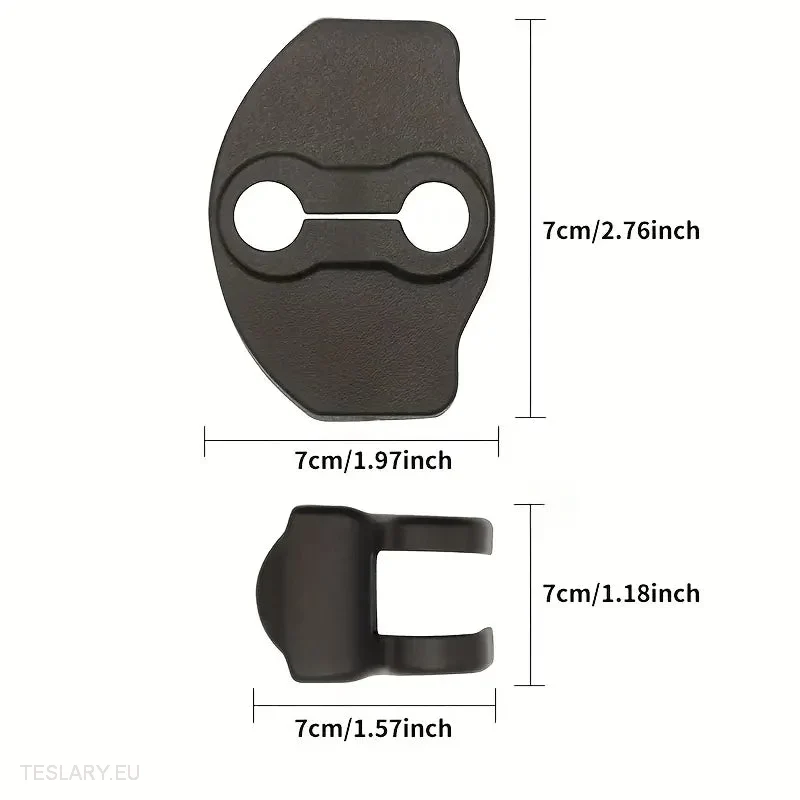 Tesla Model 3 Lock Protective Covers Doors