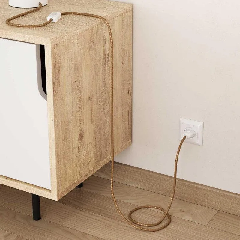 Tekstilkabel Jute/Kobber