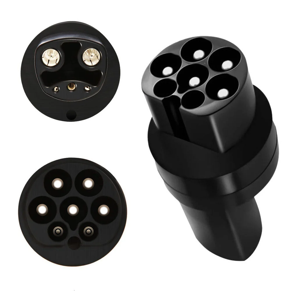 Type2 til Tesla-adapter, DC 200A 500V Tesla-plugg el-ladestasjon