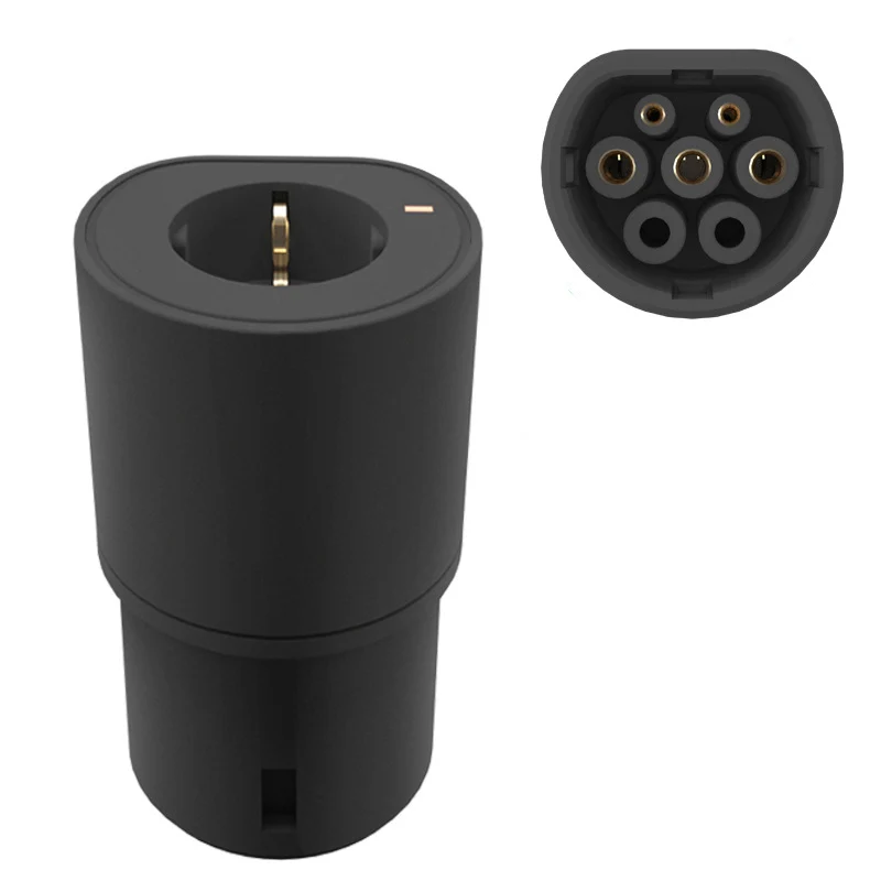 V2L-adapter Xpeng G9 G6 P7 G3i, EV-utladningsadapter, Type 2 til Schuko 10A 2,5 kW utladningskontakt