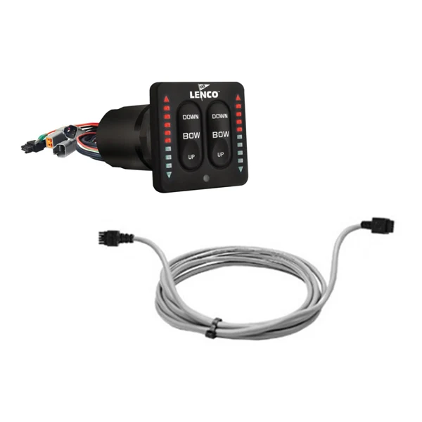 Lenco, Flybridge kontroll med indikator, 12m kabel