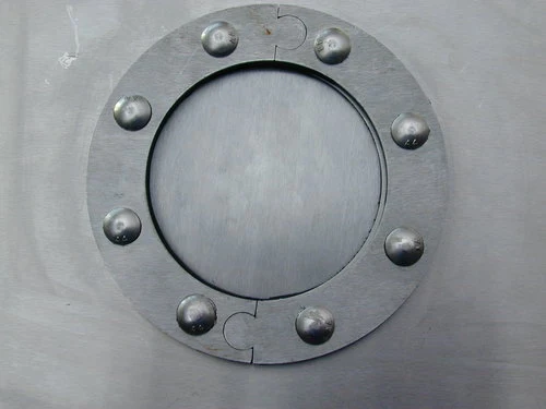 Inspeksjonsluke Rustfritt, Ø 150 mm, 100 mm hull, Rustfritt stål