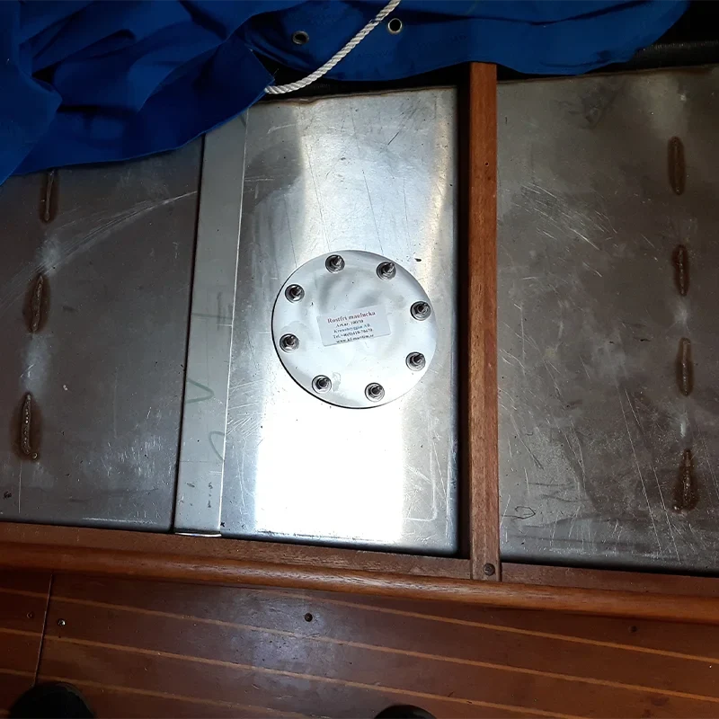 Inspeksjonsluke Rustfritt stål, Ø 150 mm - Ø 200 mm