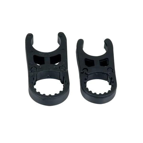 Holder badestige, Sort nylon, Ø25mm