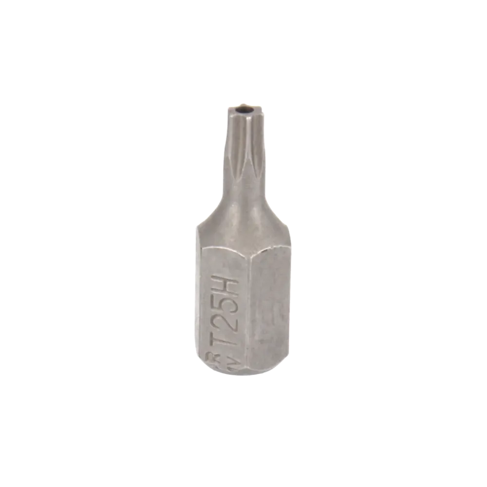 Tecos Torx Bits - med hul, TXT25 × 30 mm. 10mm Fatning