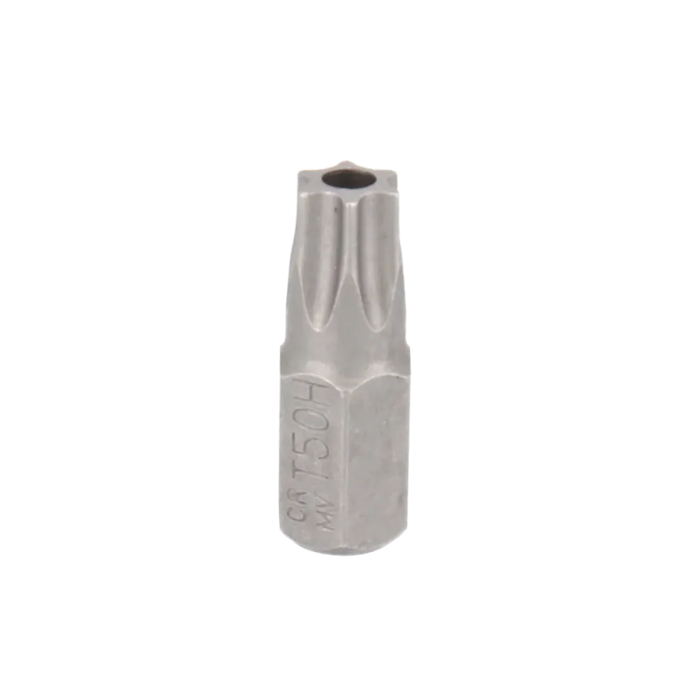 Tecos Torx Bits - med hul, TXT50 × 30 mm. 10mm Fatning