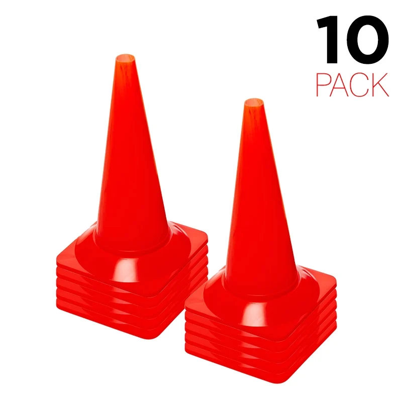 Flexibarrier Trafikkjegle 50cm - Sett - 10 stk (Oransje)
