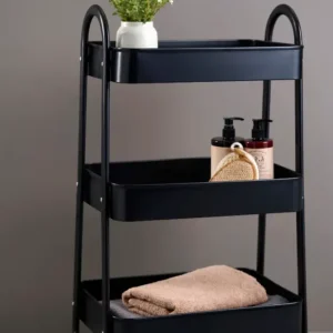 Rullevogn m. hjul - Black