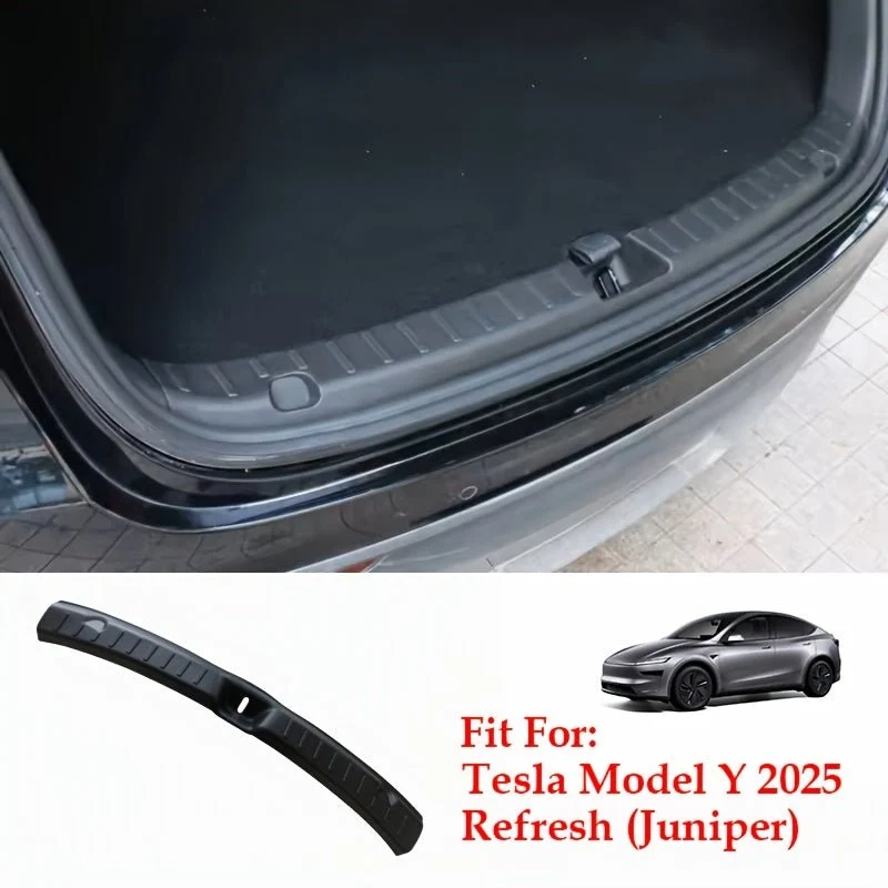 Bak -bagasjerom Tesla Model Y Juniper 2025 - TPE Trunk Door Protector, ripebestandig tilbehør , forbedret beskyttelse, bag...