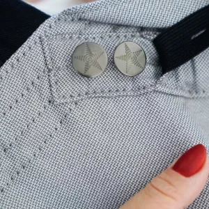 Jeans Button Anthracite