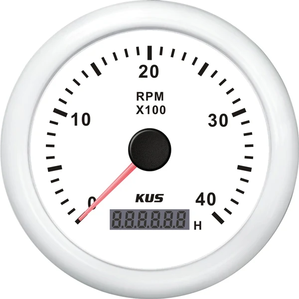 Kus, Turteller bensin, Hvit, 0-4000, IP67, Ø 85 mm