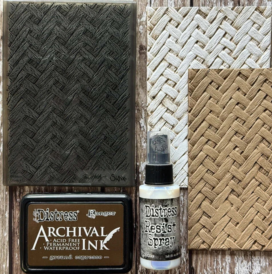 Tim Holtz Alterations - Texture Fades Embossing Folder - Intertwined 3D