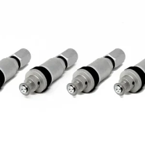 Torque Solution Billet TPMS Valve Stem Kit (Silver) 2008+ Subaru Legacy Impreza WRX / STi