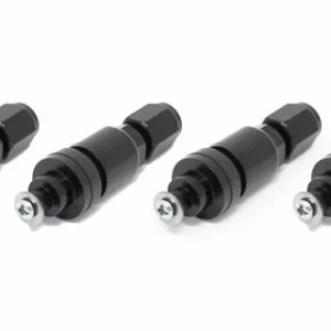 Torque Solution Billet TPMS Valve Stem Kit (Black) 2008+ Subaru Legacy Impreza WRX / STi