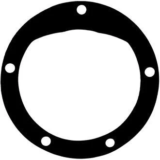 Pakning pumpe, 5 hull, F8