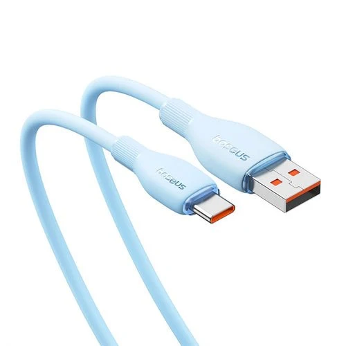 Baseus Pudding-kabel 100 W USB-/USB-C 2 m - blå
