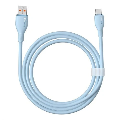 Baseus Pudding-kabel 100 W USB-/USB-C 2 m - blå