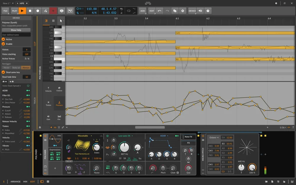 Bitwig Studio Grunnleggende (12-måneders oppgraderingsplan)