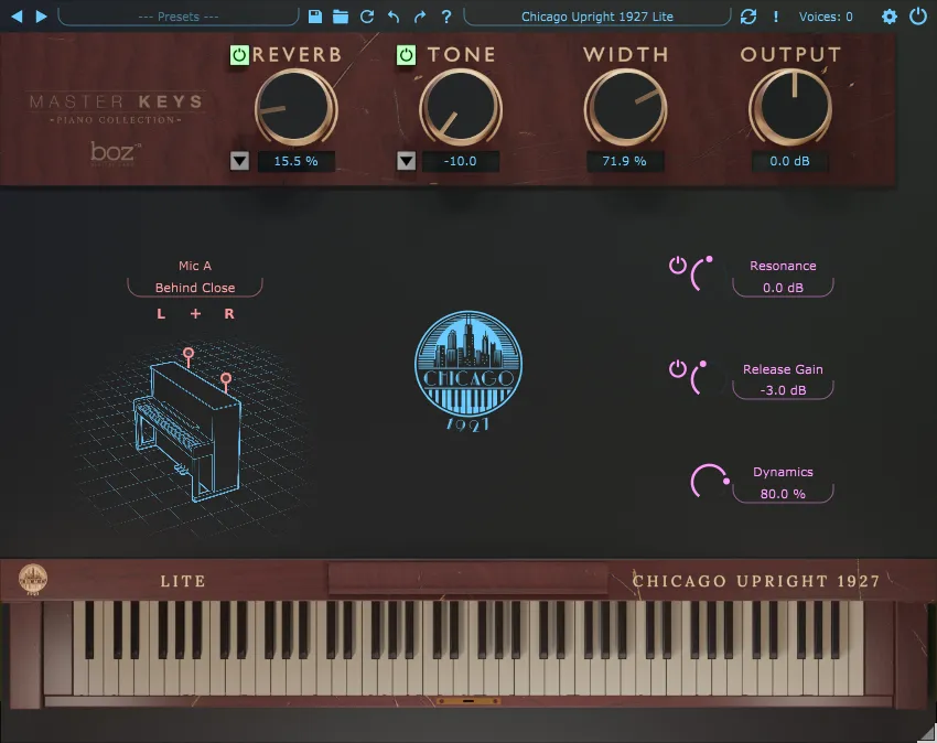 Boz Digital Chicago Upright 1927 Lite