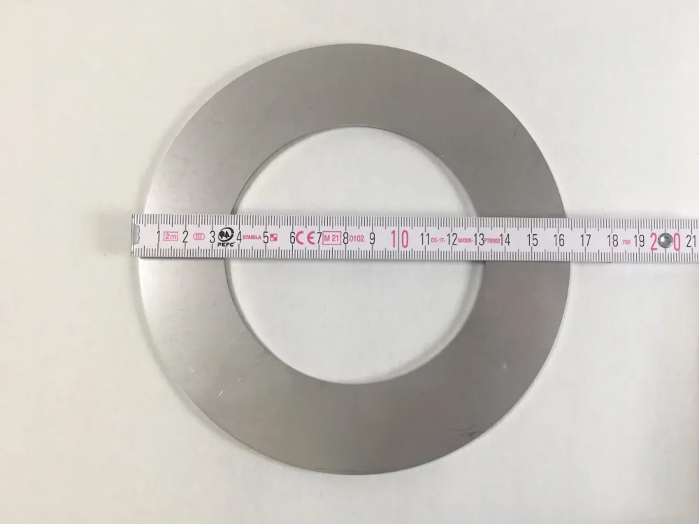 Brennerring 165 / 100 mm øvre ovn 4 kW rustfritt stål