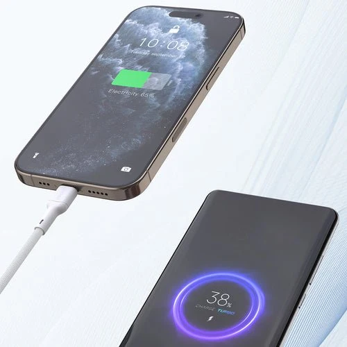 Câble USB-C Dudao L9C 65 W - 2 m - Hvit (40 caractères)