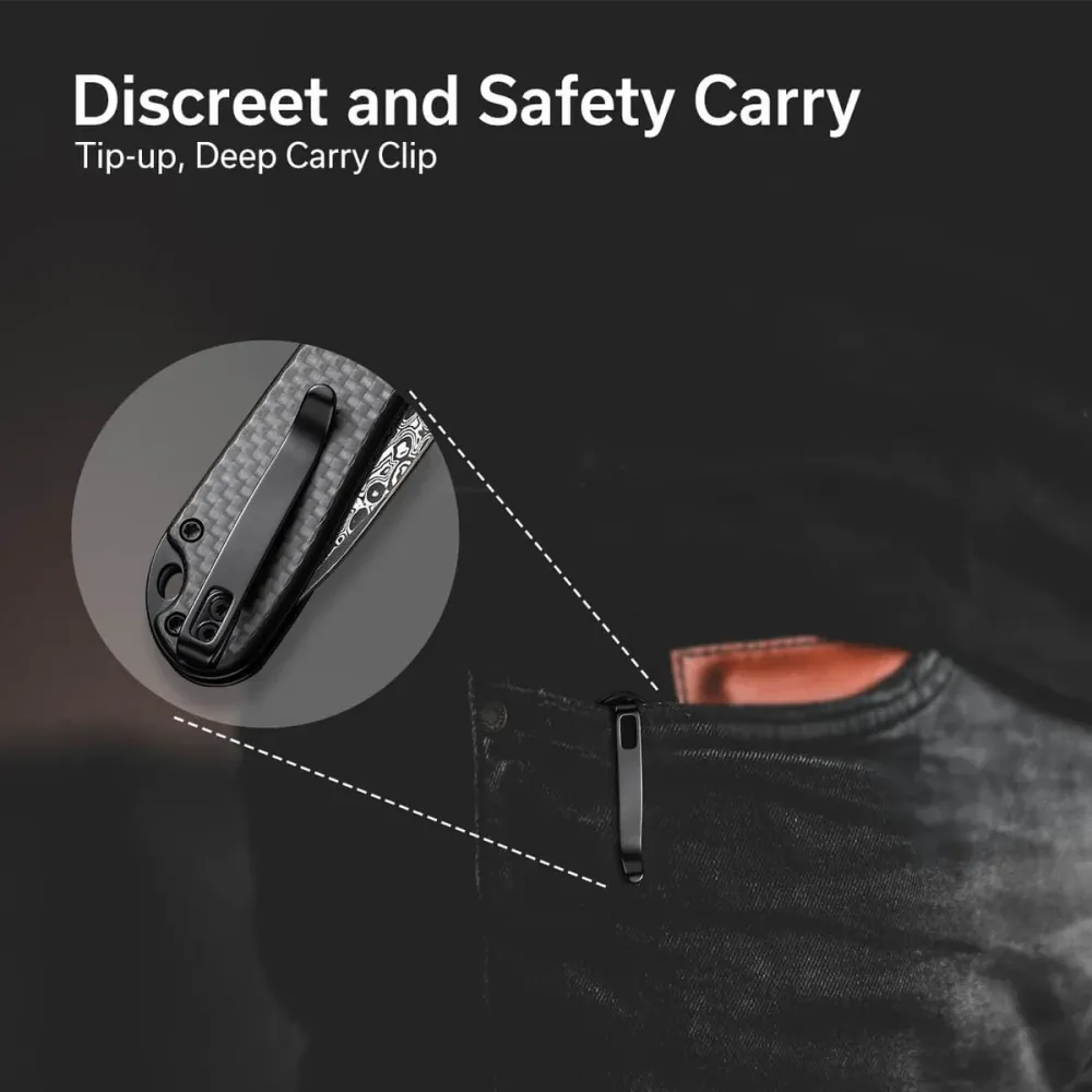 Civivi Button Lock Elementum II, Twill Carbon Fiber