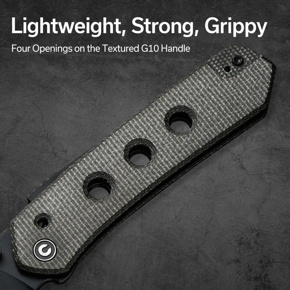 Civivi Vision FG Micarta Handle, Dark Green