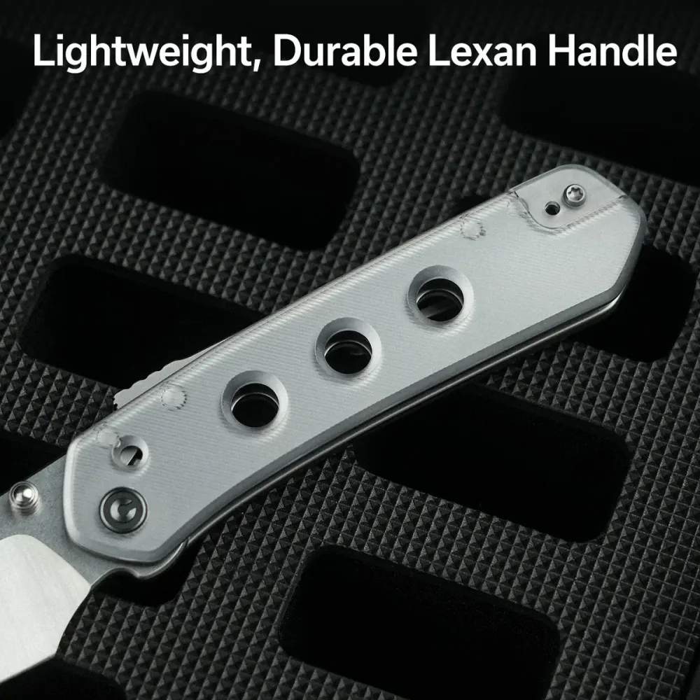 Civivi Vision FG Polished Lexan Handle, Clear