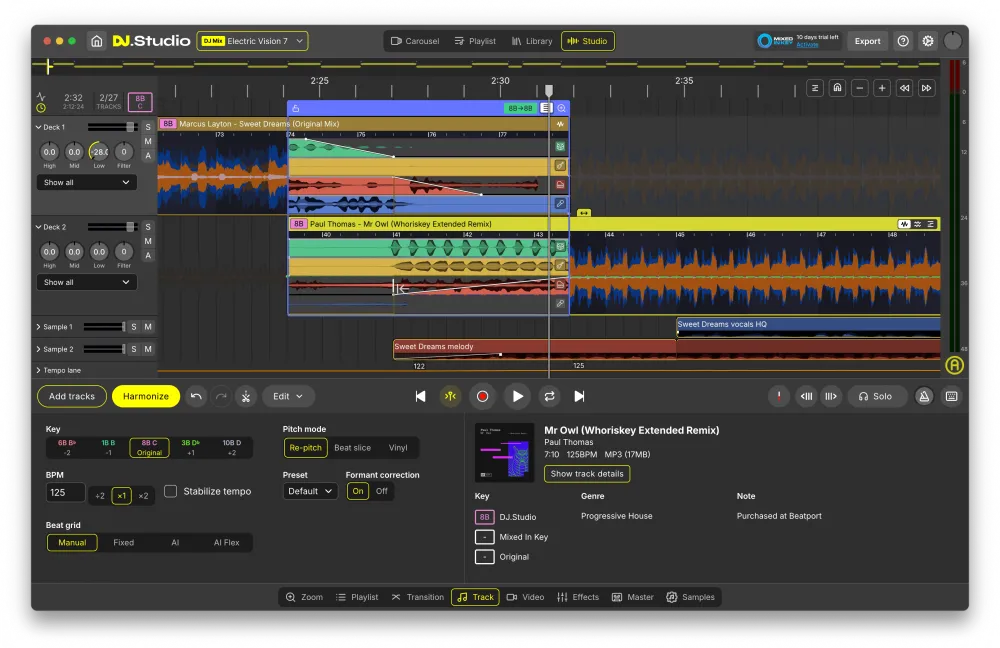 DJ.Studio Pro + Stems