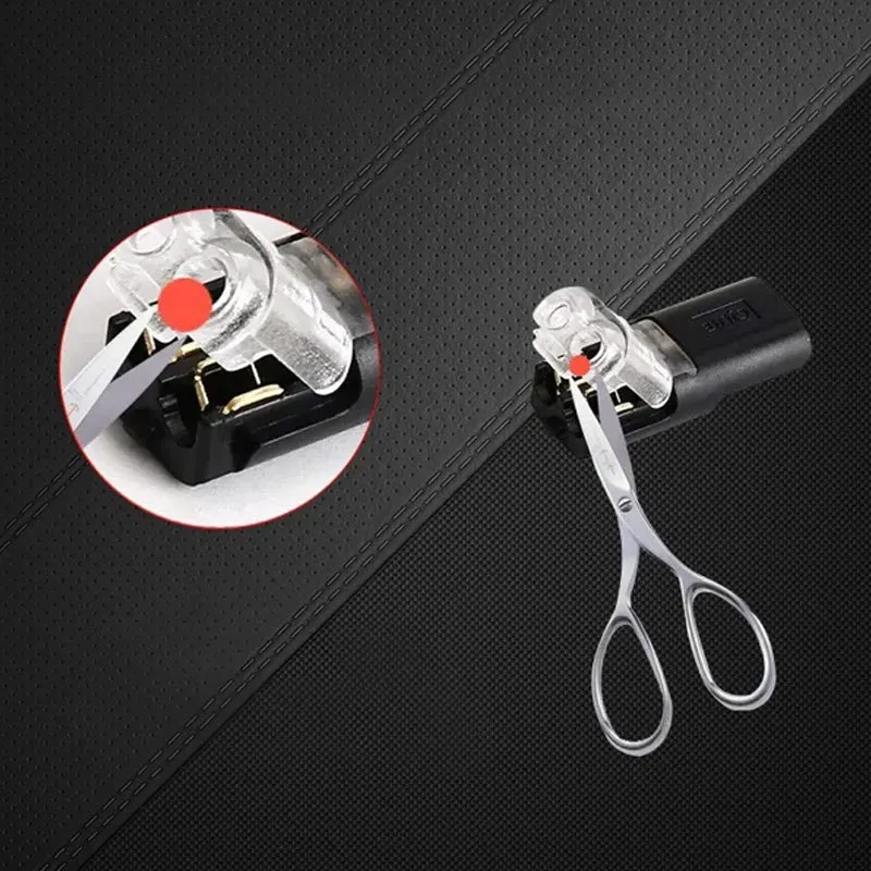 Dobbel-leder plug--kontakt med låsespenne