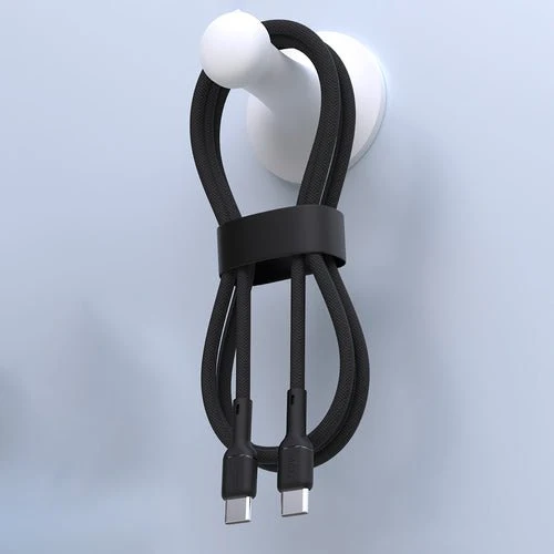 Dudao L9C Max 240W PD USB-C-kabel 1,2 m - svart