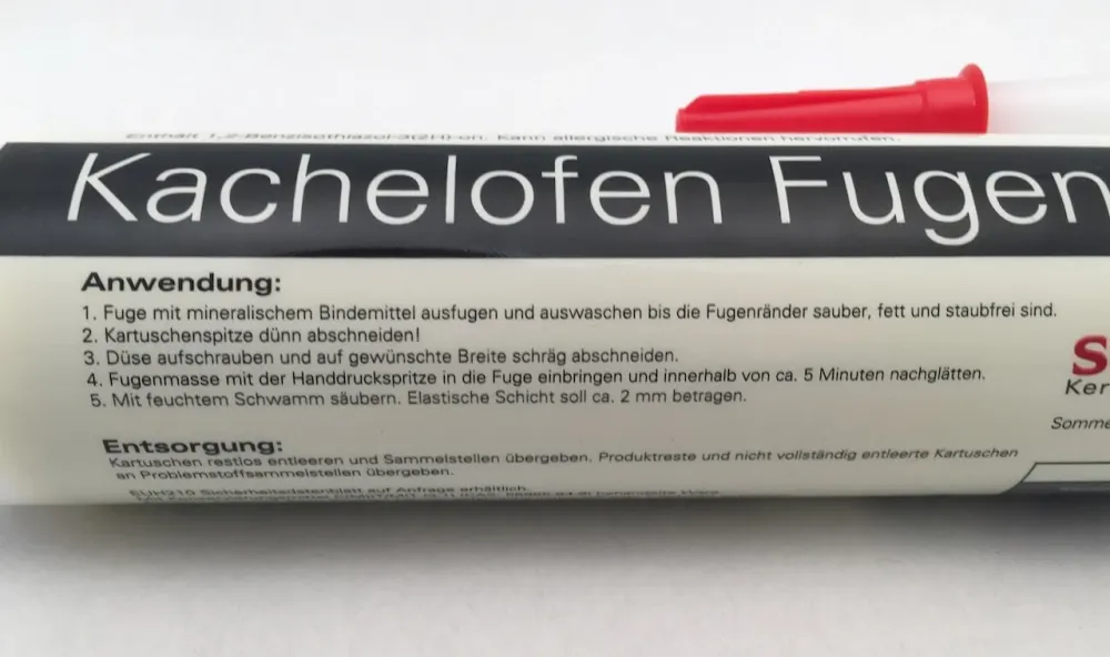 Elastisk fugemasse i HVITT peiser og kakkelovner i patroner