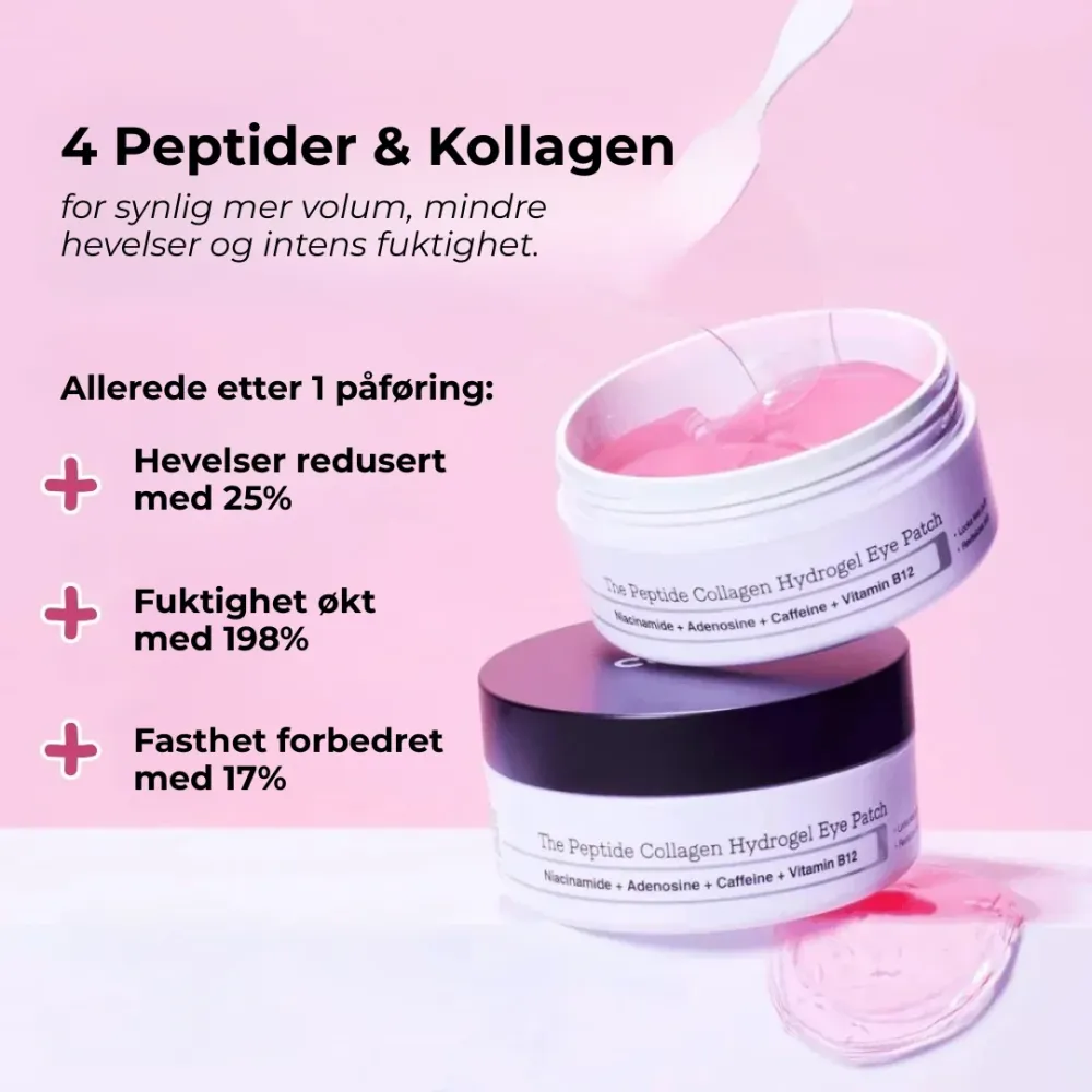 EyeGlow™ | Kollagen hydrogel øyepatcher