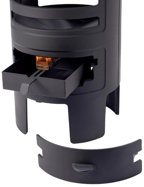 Gussisen Fire Column Ash Box Garden & Terrace (61cm)