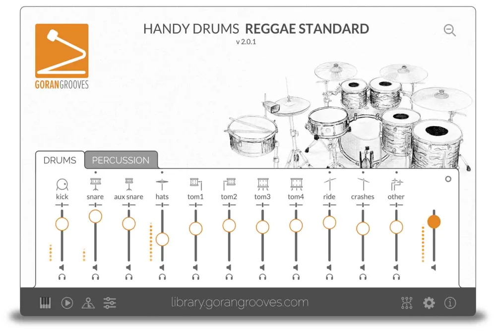 Handy Drums- REGGAE STANDARD V2