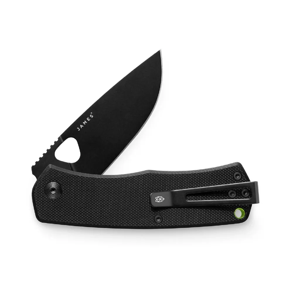 James Brand Folsom G10 Straight, Black/Black