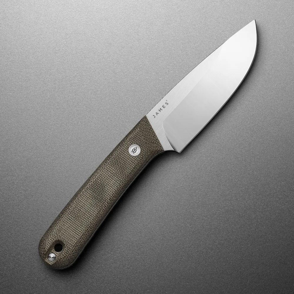 James Brand Hell Gap, OD Green Micarta / Stainless