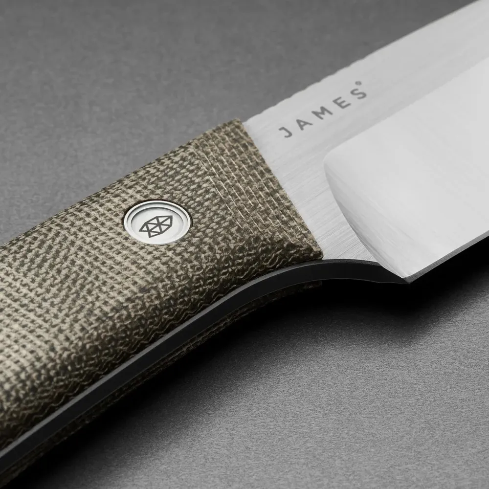 James Brand Hell Gap, OD Green Micarta / Stainless