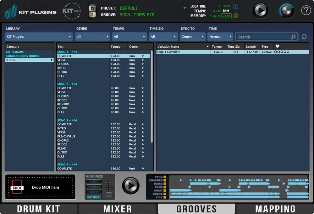 Kit Plugins KIT Drums - Connor Denis