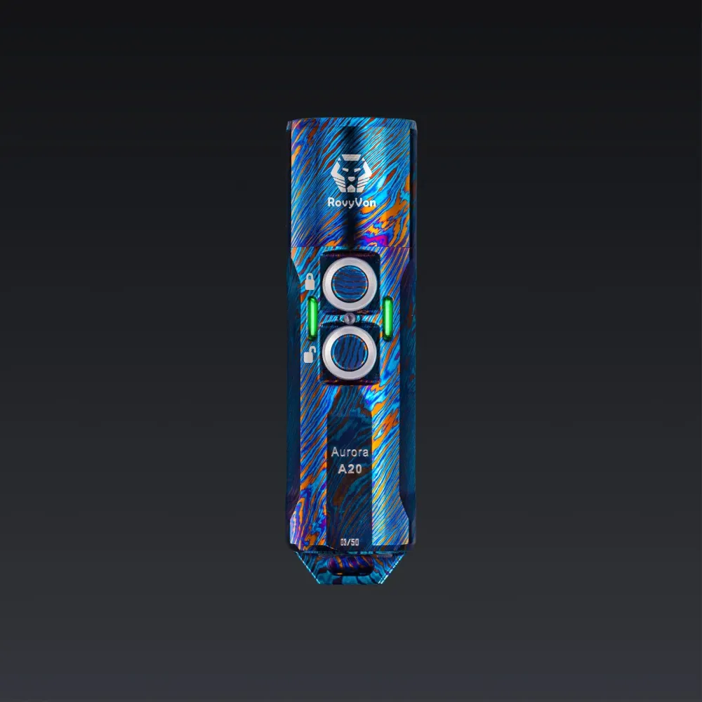 RovyVon Aurora A20 (G2) Timascus Limited EDC LED Flashlight 6500K