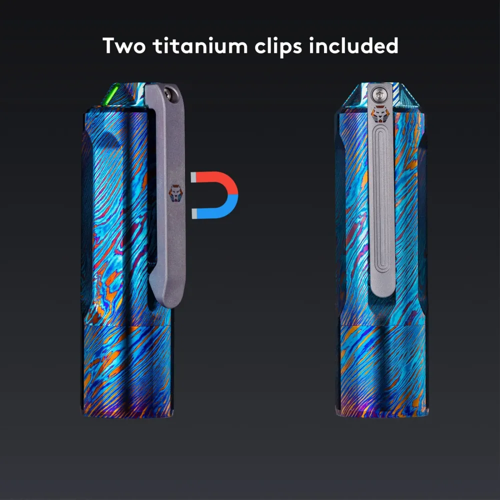 RovyVon Aurora A20 (G2) Timascus Limited EDC LED Flashlight 6500K