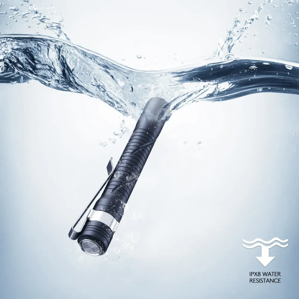 RovyVon Aurora A33 Rechargeable Pen Light 6500K, Gunmetal